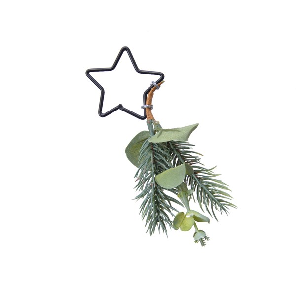 Decoratiune - Eucaylptus Napkin Ring Star - 15 cm | Kaemingk