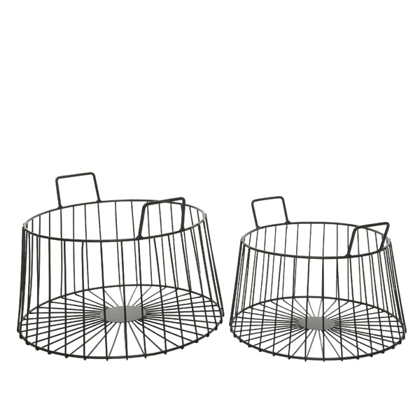 Cosulet din inox - Iron Wire Basket Handle | Kaemingk