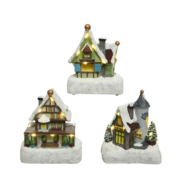  Decoratiune - MicroLED House - Fairytale Stories - mai multe modele | Kaemingk 