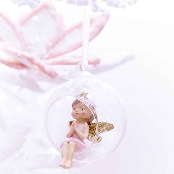 Glob - Angel in Glass - Soft Pink - mai multe modele | Kaemingk - 1 | YEO