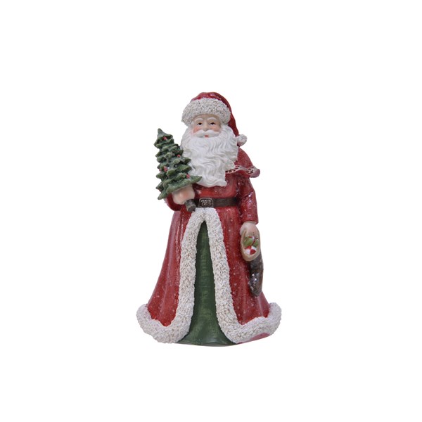 Figurina decorativa - Santa Standing with Tree | Kaemingk