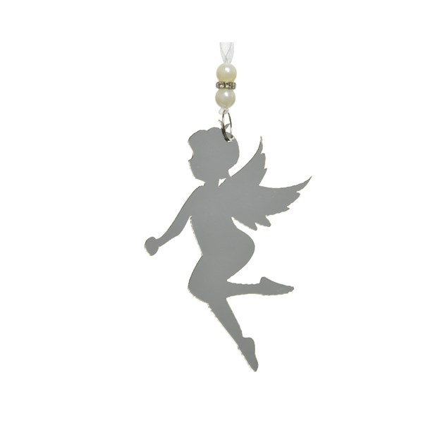 Decoratiune - Silver Fairy with Hanger - Mirror Finish | Kaemingk