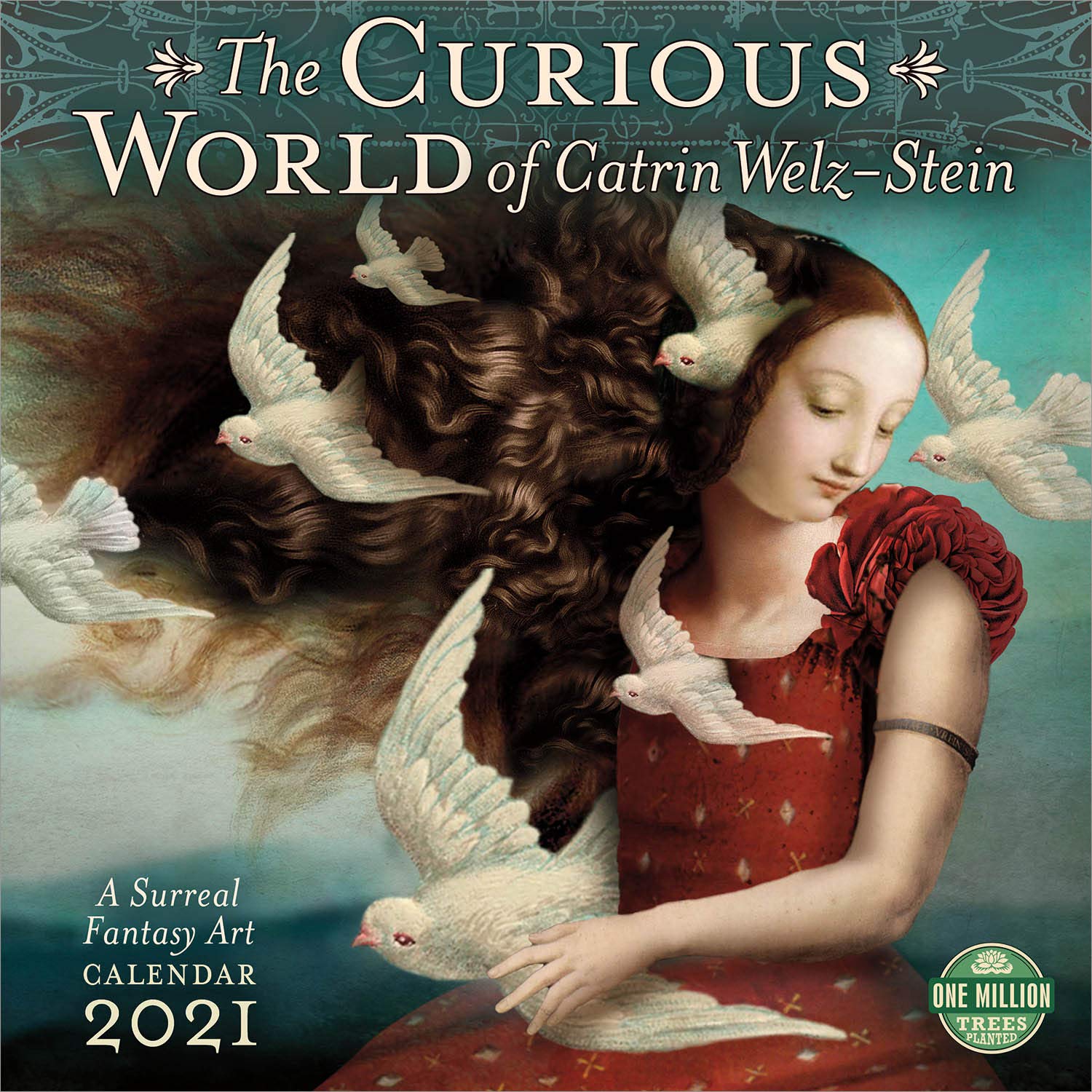 Calendar 2021 - The Curious World of Catrin Welz-Stein, 30x30 cm | Amber Lotus Publishing