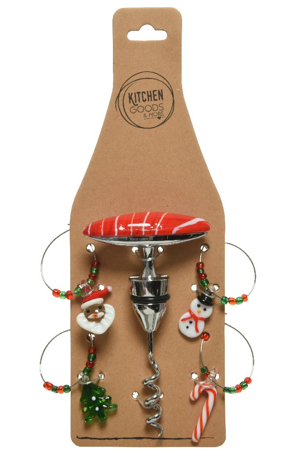 Desfacator sticle - Alloy Santa - Snowman - Tree - Candy Stick | Kaemingk