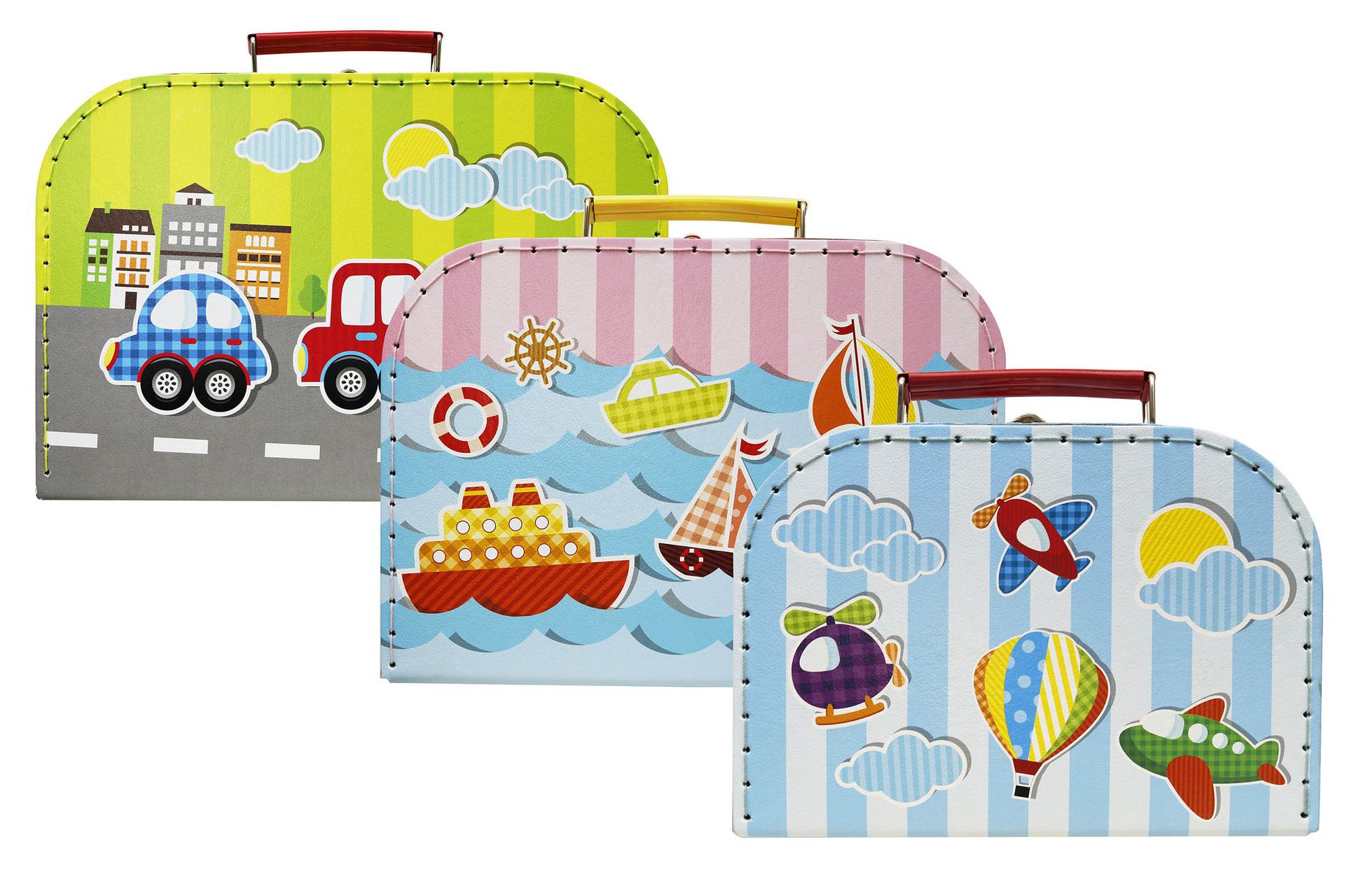 Cutie in forma de valiza - Set 3 buc. | Magni Danish Toys