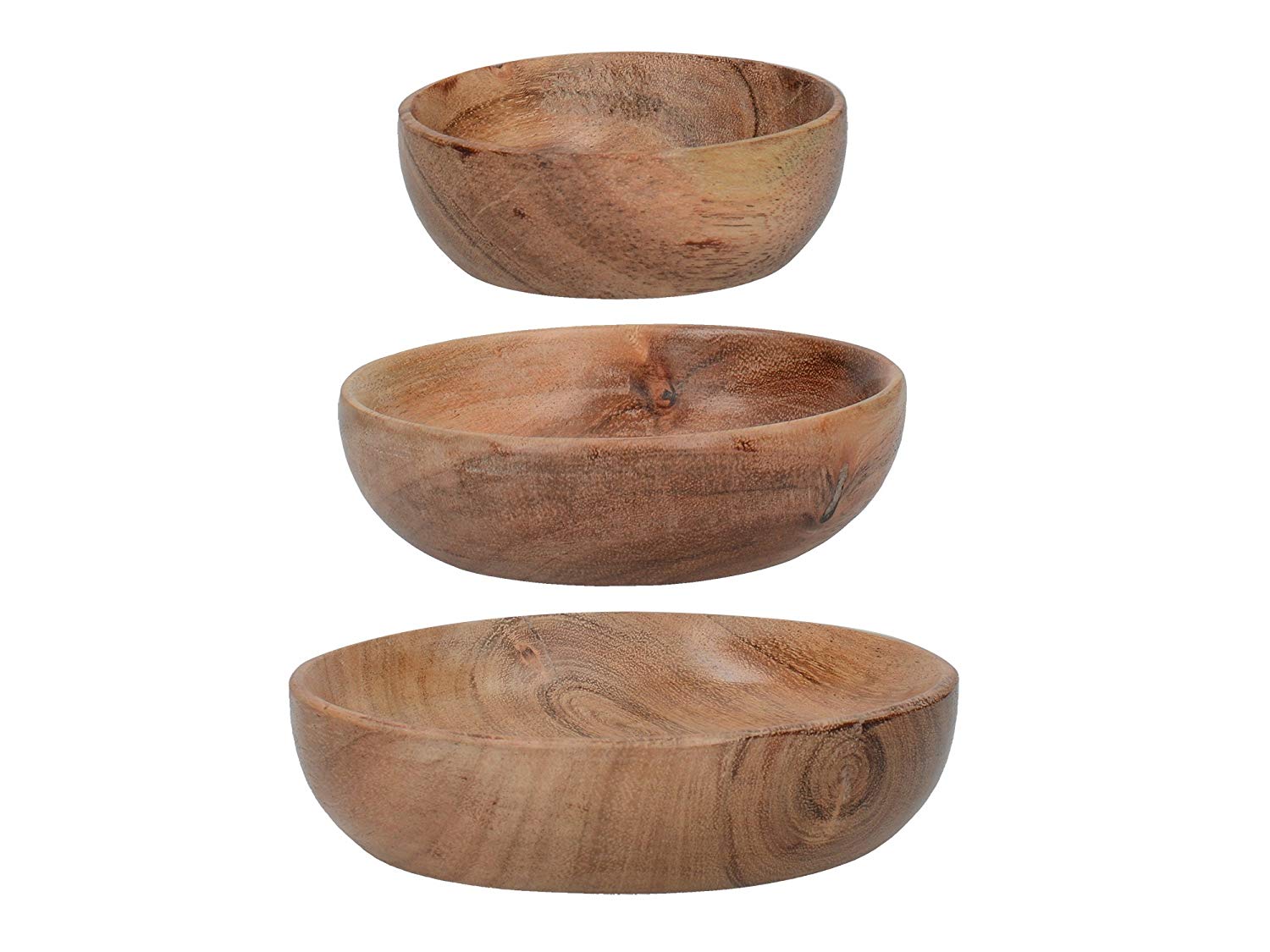 Set 3 boluri - Natural Wood | Creative Tops