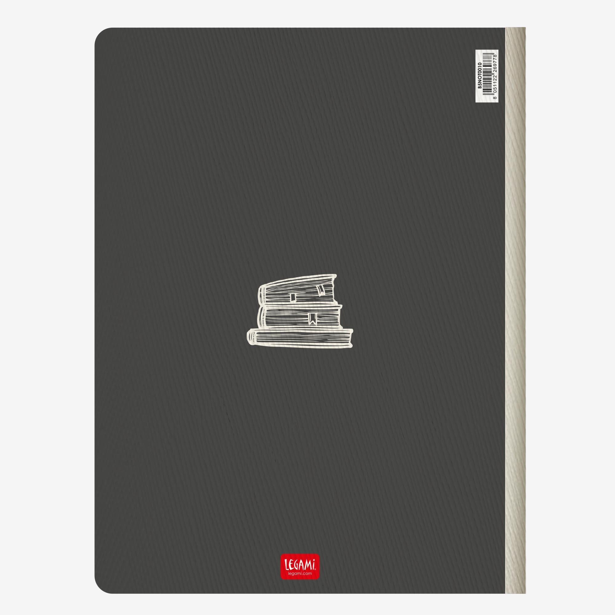 Carnet - Lined, Large - Booklover | Legami - 2 | YEO