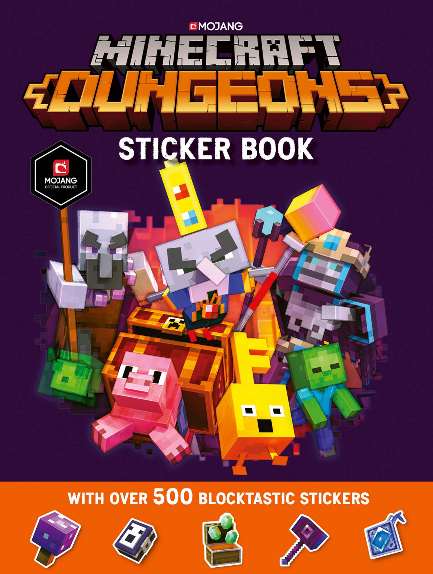 Minecraft Dungeons Sticker Book |