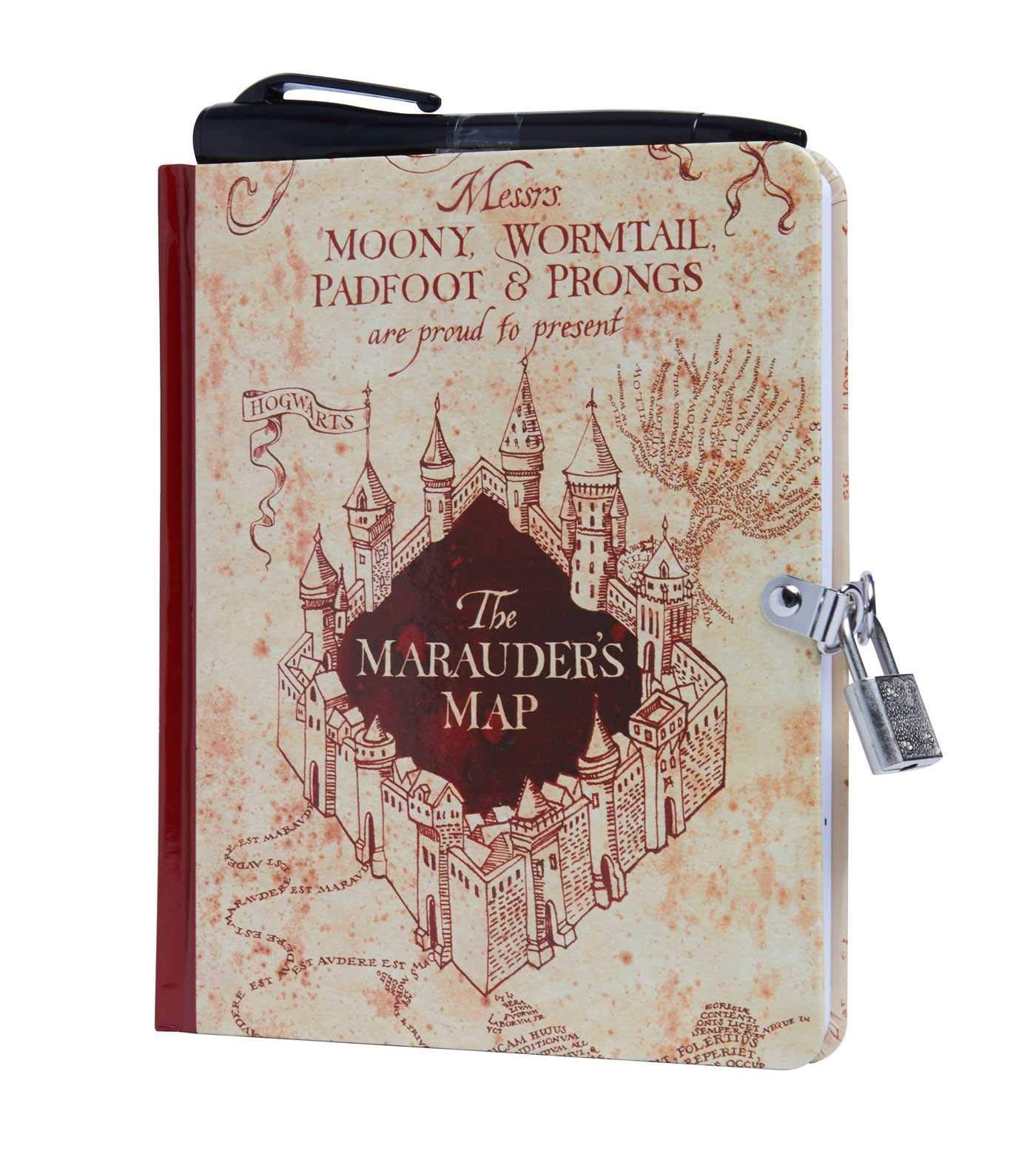 Jurnal cu lacat - Harry Potter: Marauder\'s Map Lock and Key Diary | Insight Editions