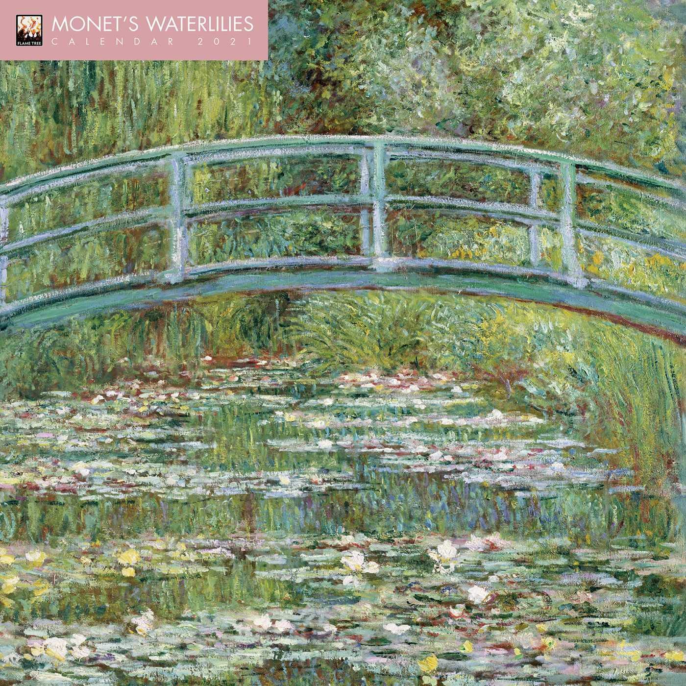 Calendar 2021 - Monet\'s Waterlilies | Flame Tree Publishing