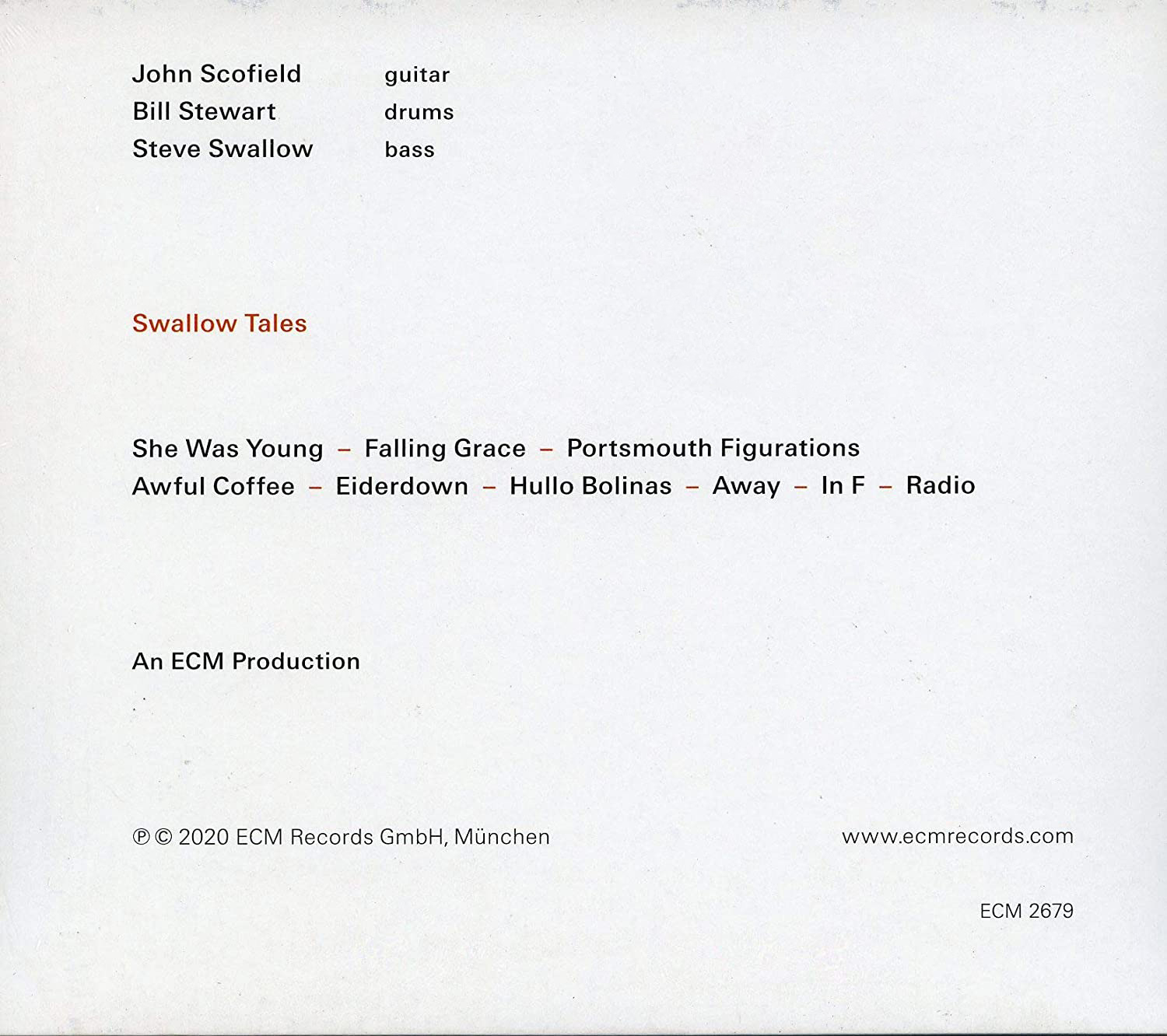 Swallow Tales | John Scofield