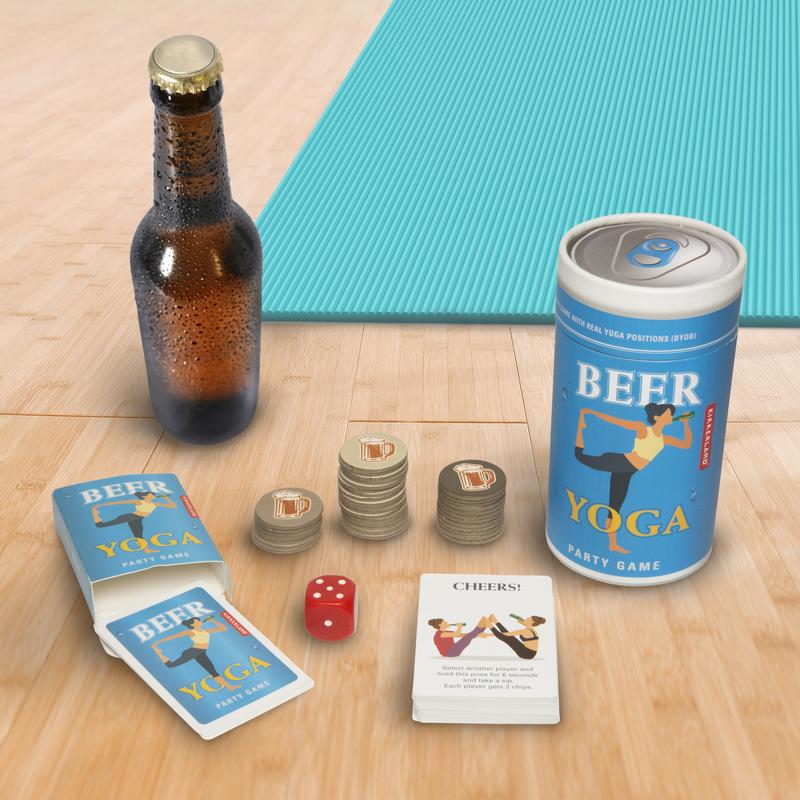 Joc pentru petreceri - Beer Yoga | Kikkerland image1