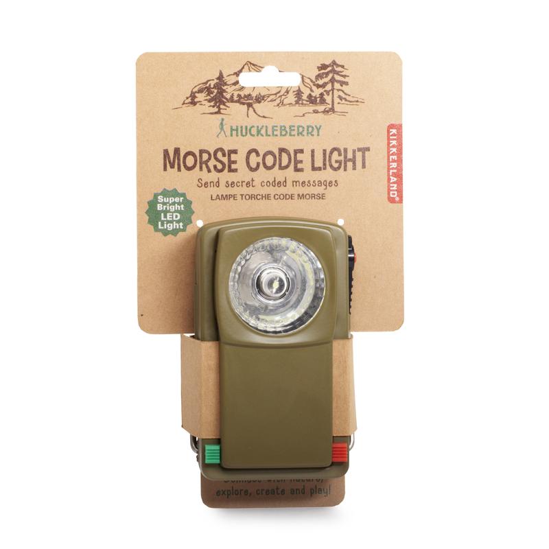 Dispozitiv - Huckleberry Morse Code Light | Kikkerland - 3 | YEO