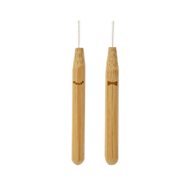 Set 8 periute - His and Her - Bamboo Interdental Brush | Kikkerland