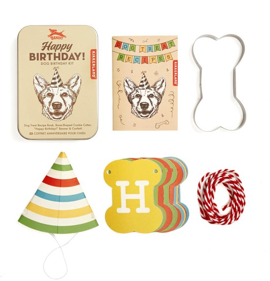 Kit pentru petrecere - Dog Birthday | Kikkerland - 1 | YEO