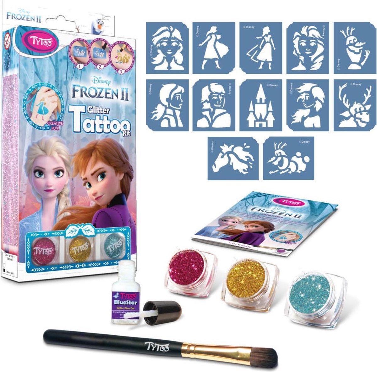 Set tatuaje Disney Frozen II | Tytoo