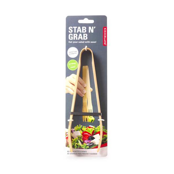 Cleste pentru salata - Stab and Grab | Kikkerland - 1 | YEO