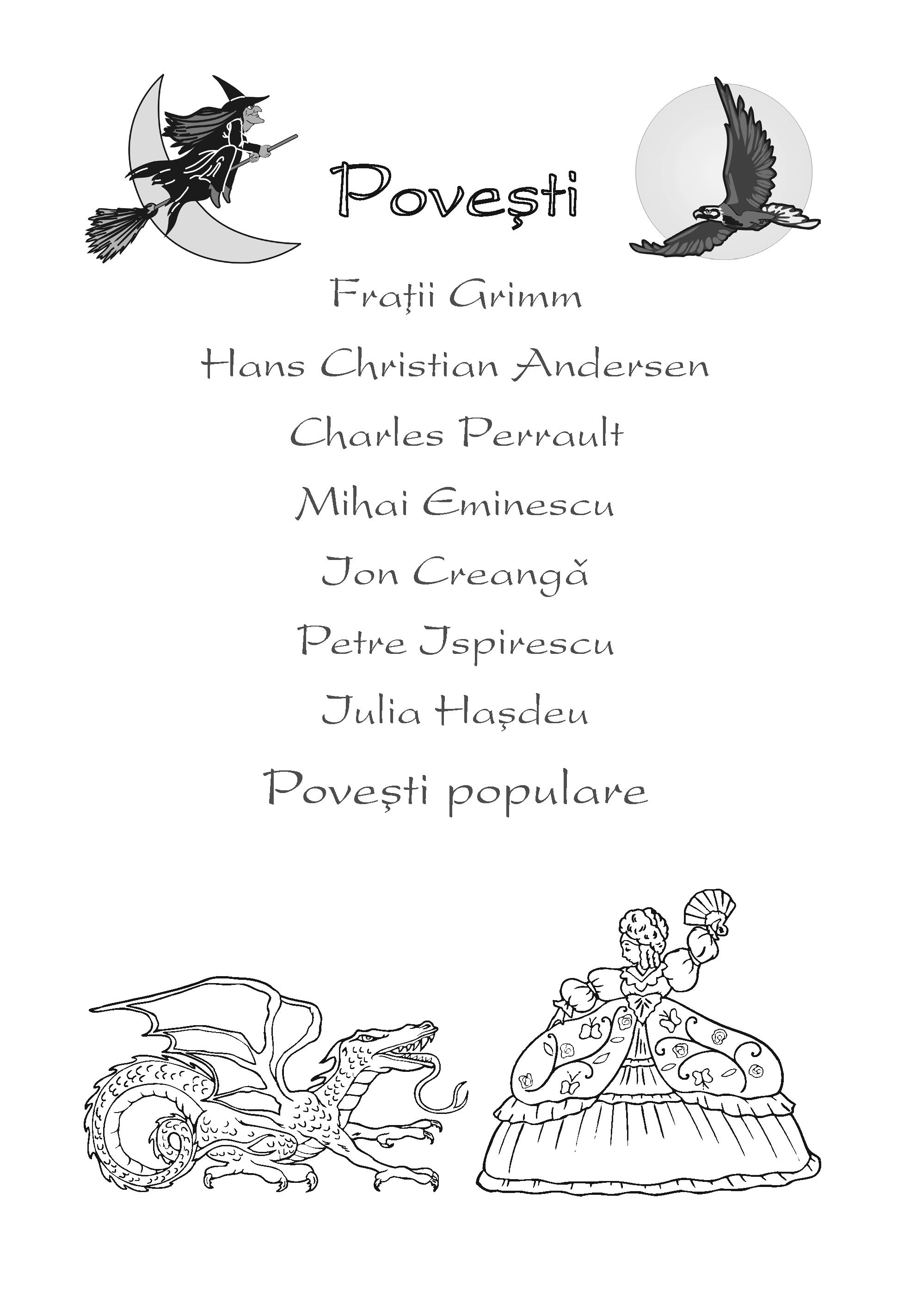 Antologie de basme, legende si povestiri |