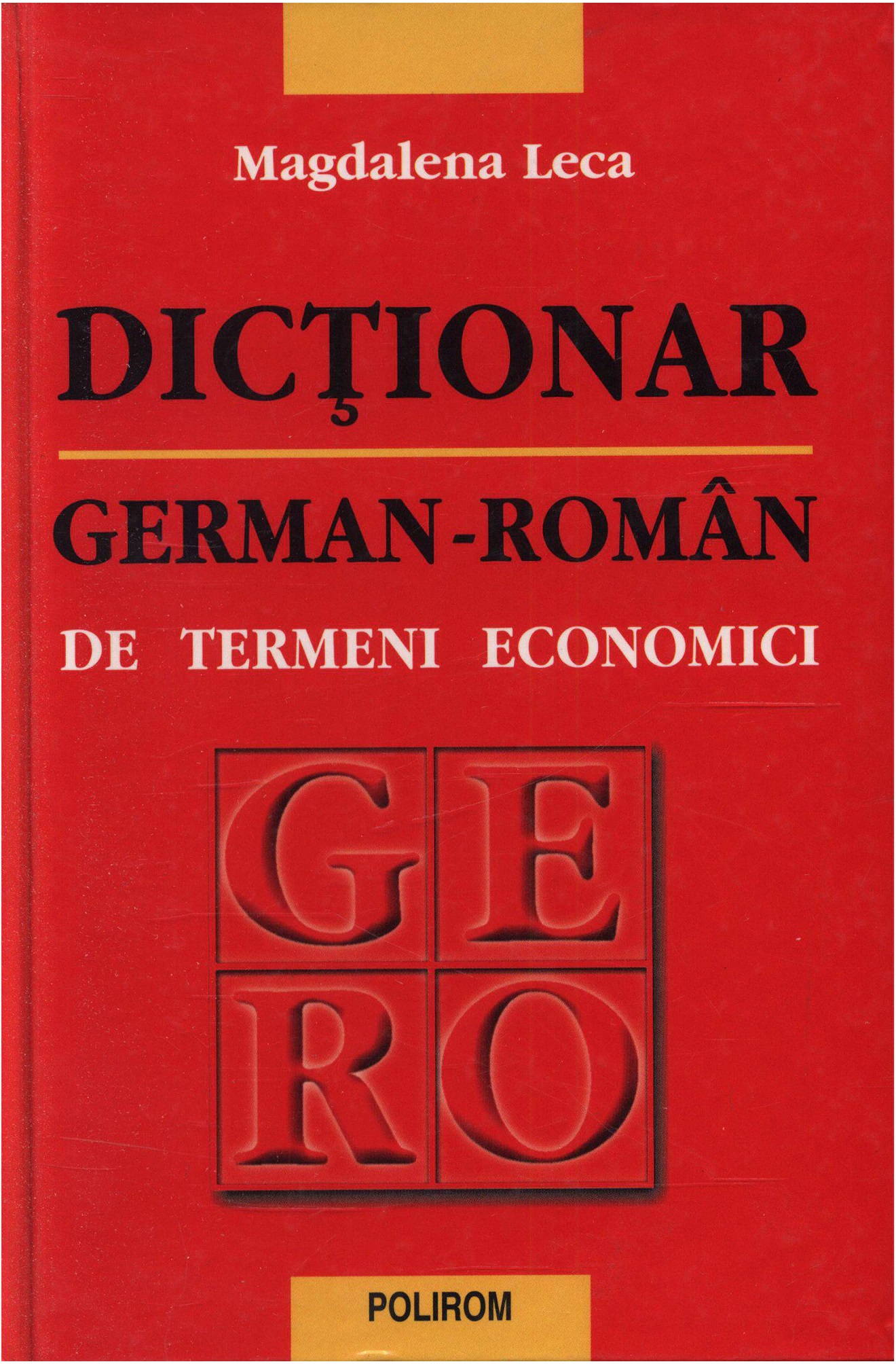 Dictionar economic german-roman | Magdalena Leca carturesti.ro imagine 2022