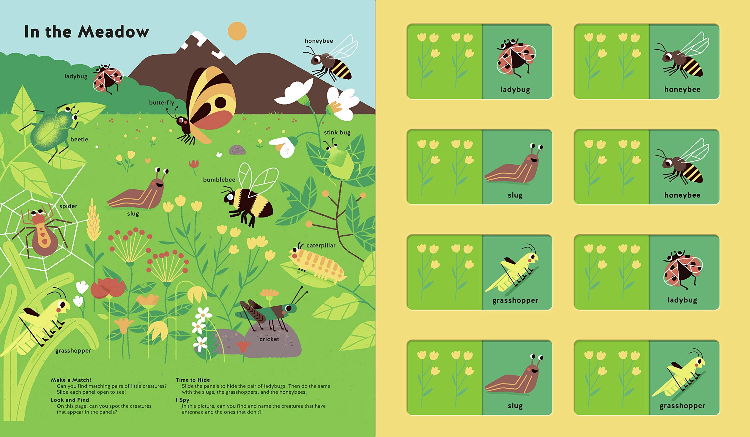 Matching Game Book: Bugs and Other Little Critters | Stephanie Babin - 2 | YEO