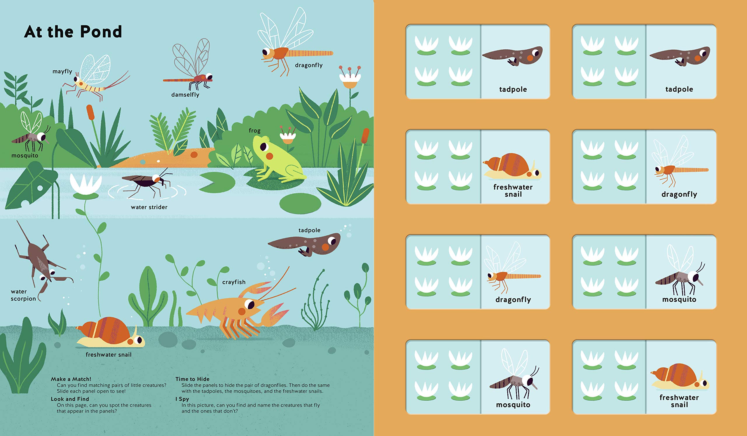 Matching Game Book: Bugs and Other Little Critters | Stephanie Babin - 3 | YEO