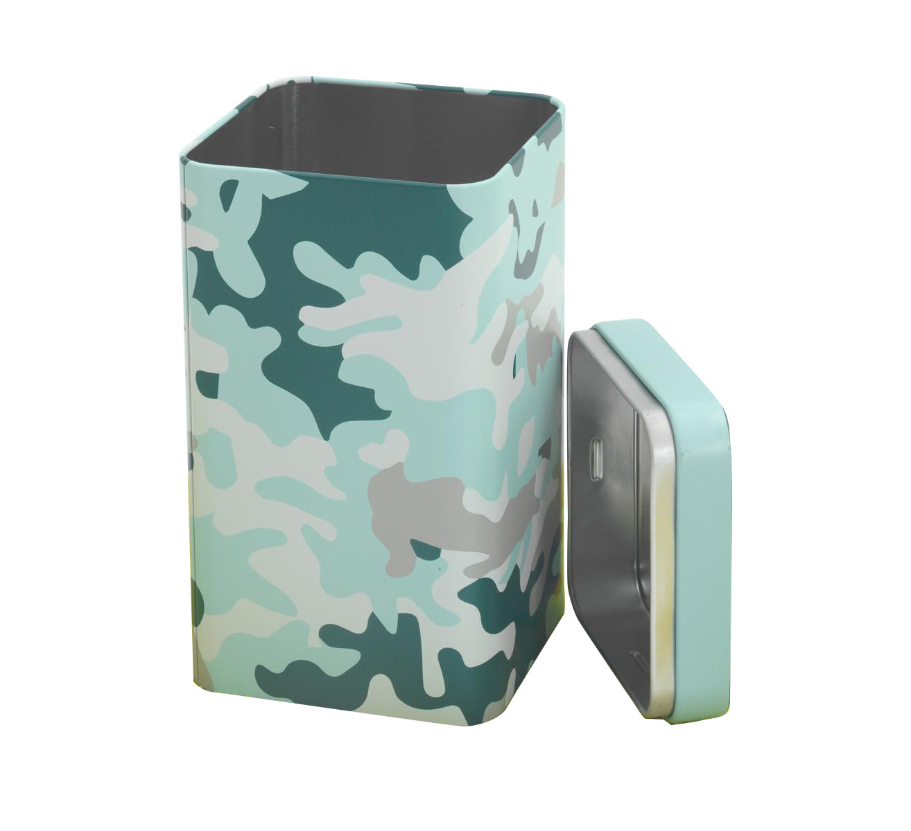 Cutie pentru ceai - Camouflage Bleu, 500g | Eigenart - 1 | YEO