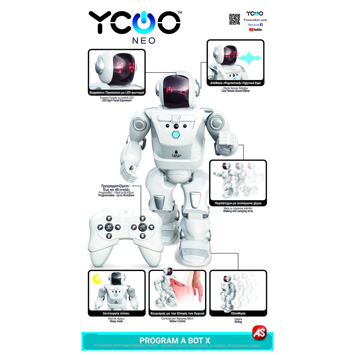 Jucarie interactiva - Robot Ycoo Neo: Program A Bot X | Silverlit - 6 | YEO