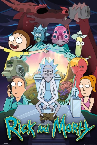 Poster - Rick & Morty Season 4 | GB Eye