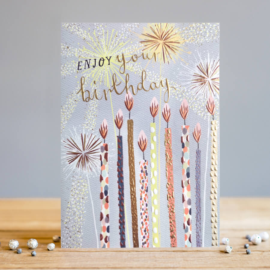 Felicitare - Birthday Candles | Louise Tiler Designs