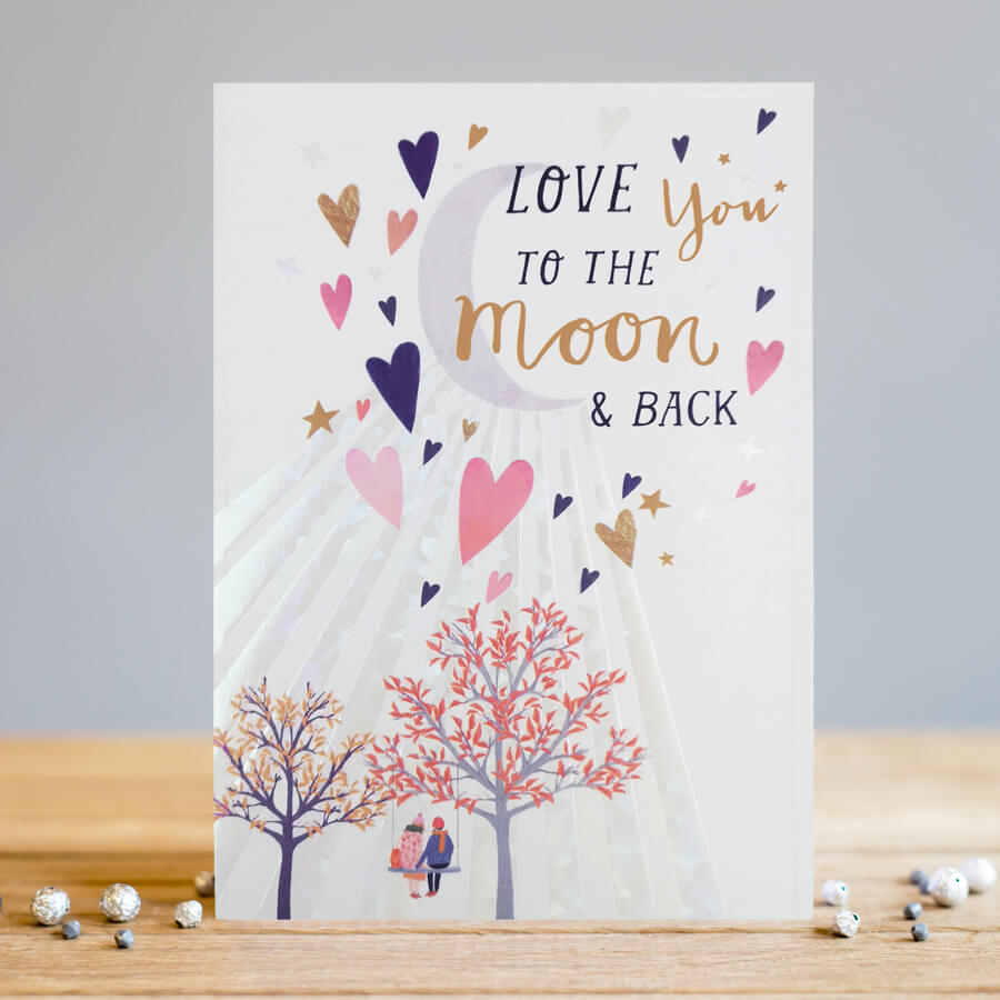 Felicitare - Love you to the Moon & Back | Louise Tiler Designs