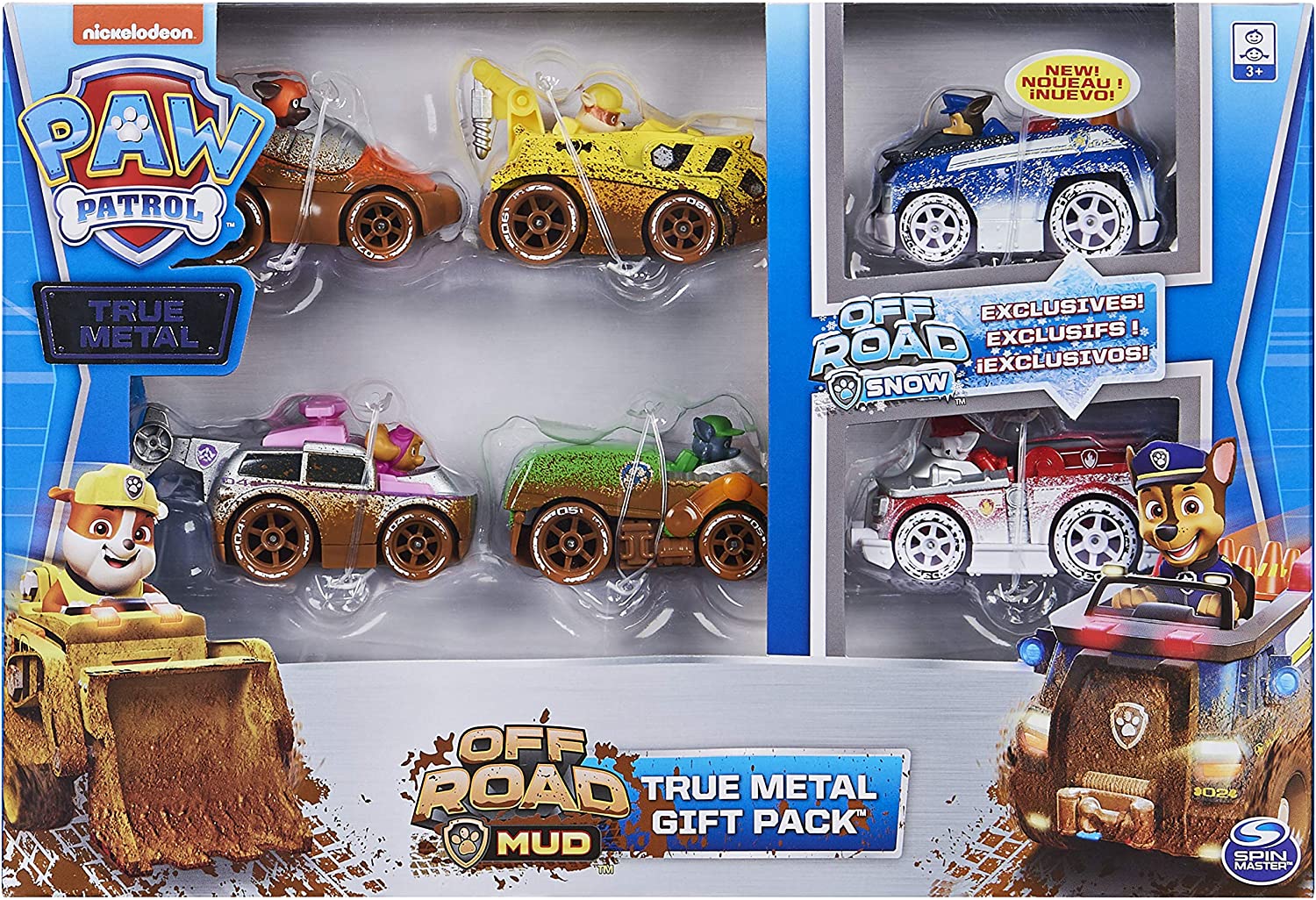 Set 6 masinute - PAW Patrol - True Metal Off-Road | Spin Master