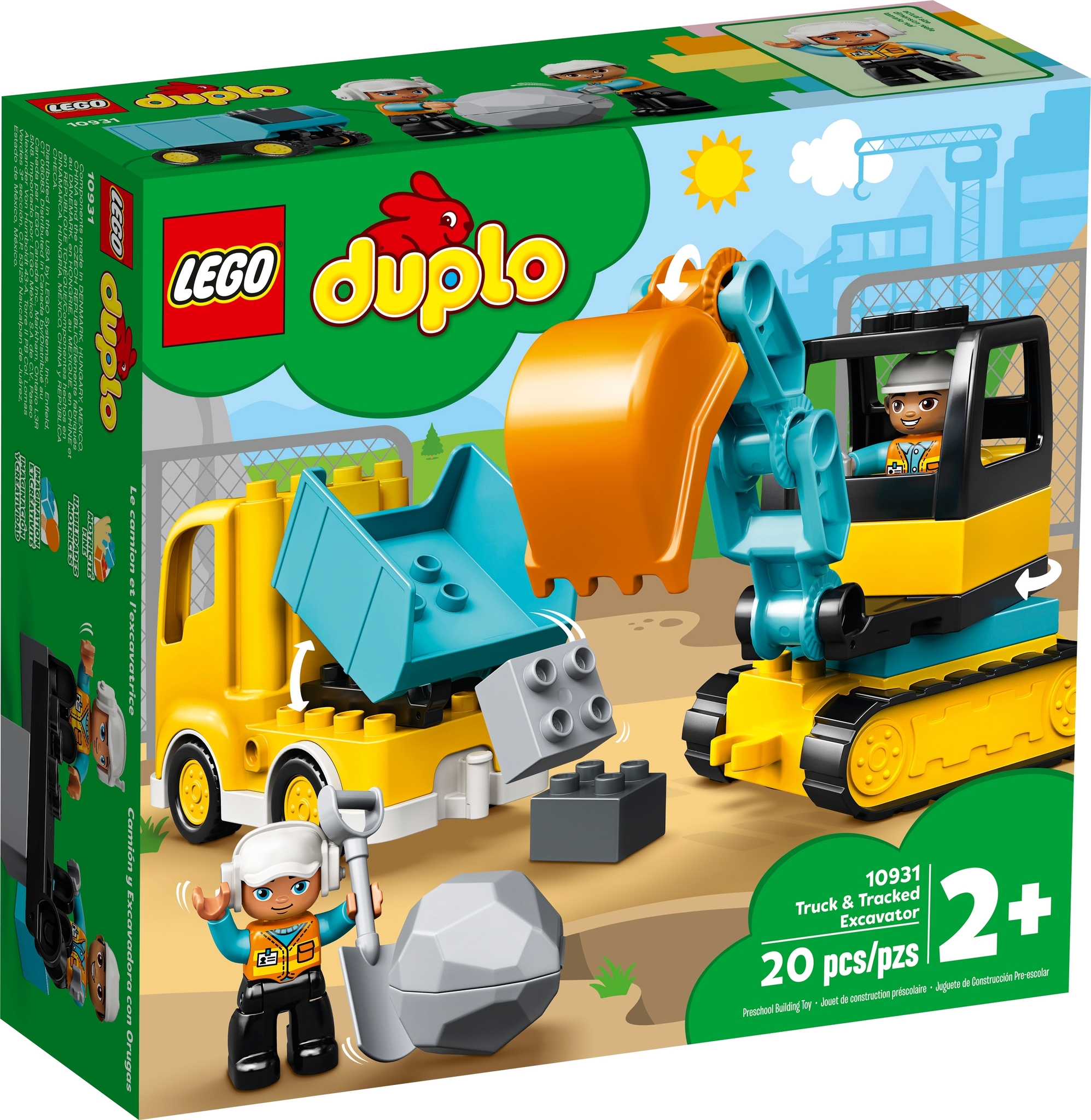 LEGO Duplo - Truck & Tracked Excavator 10931 | LEGO