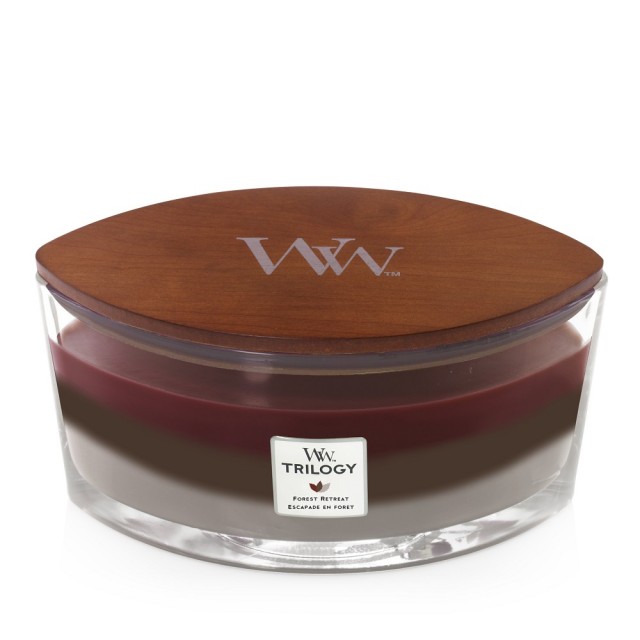 Lumanare parfumata - Trilogy Ellipse - Forest Retreat | WoodWick