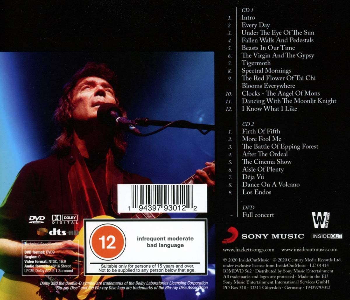 Selling England By The Pound & Spectral Mornings: Live At Hammersmith (2CD+DVD) | Steve Hackett