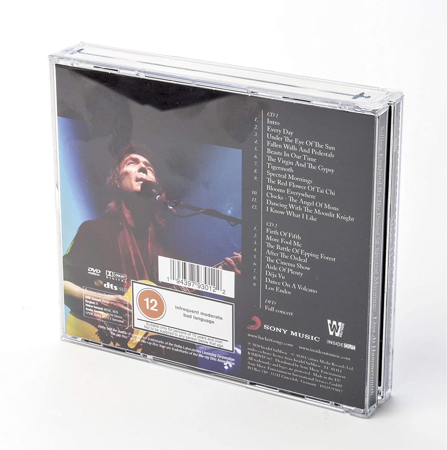 Selling England By The Pound & Spectral Mornings: Live At Hammersmith (2CD+DVD) | Steve Hackett - 2 | YEO