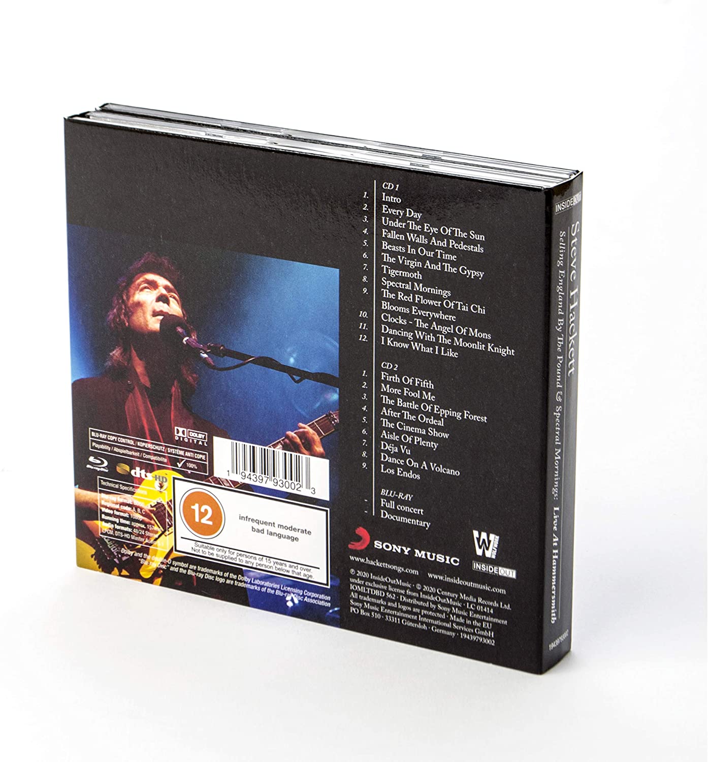 Selling England By The Pound & Spectral Mornings: Live At Hammersmith (2CD+Blu-Ray) | Steve Hackett - 2 | YEO