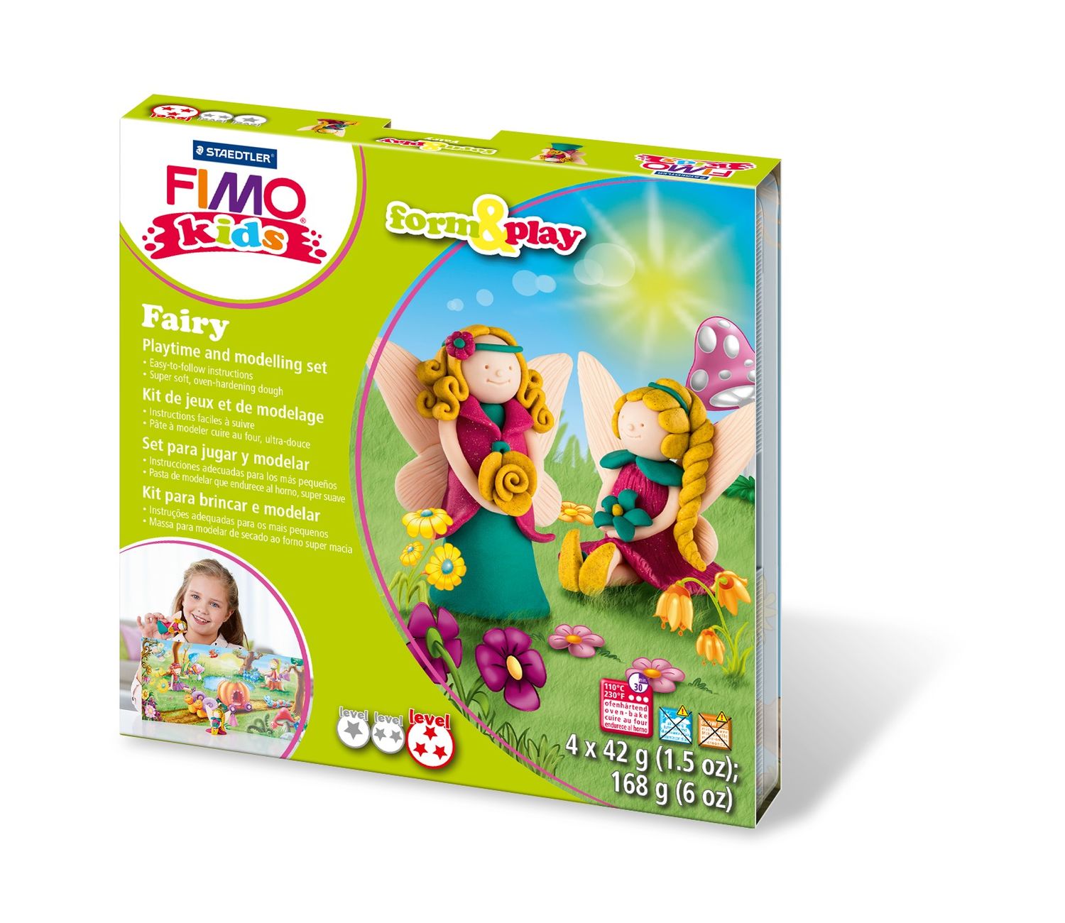 Set modelaj fimo kids - form and play - fairy | Staedtler