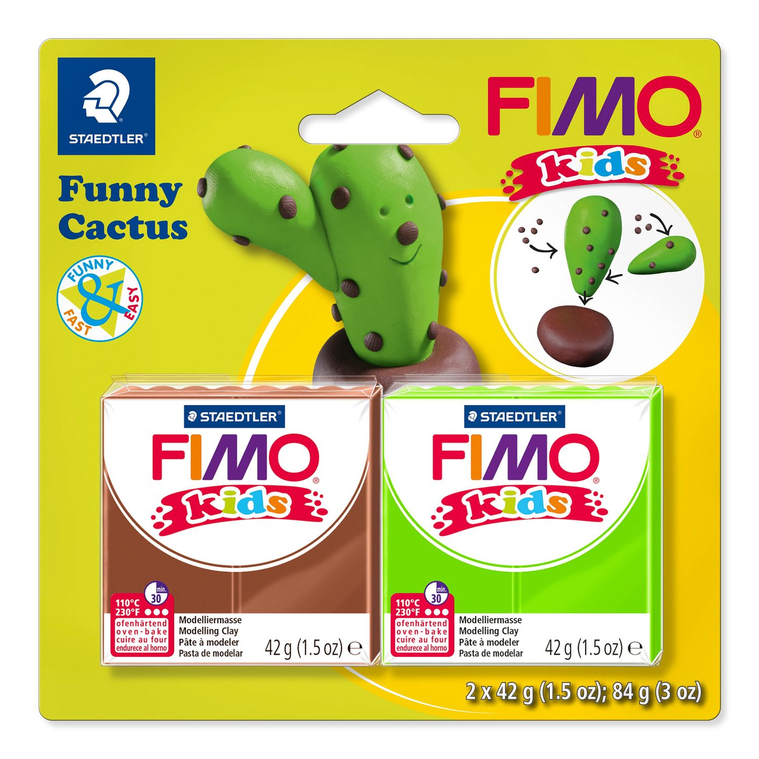  Plastilina fimo kids - funny cactus | Staedtler 