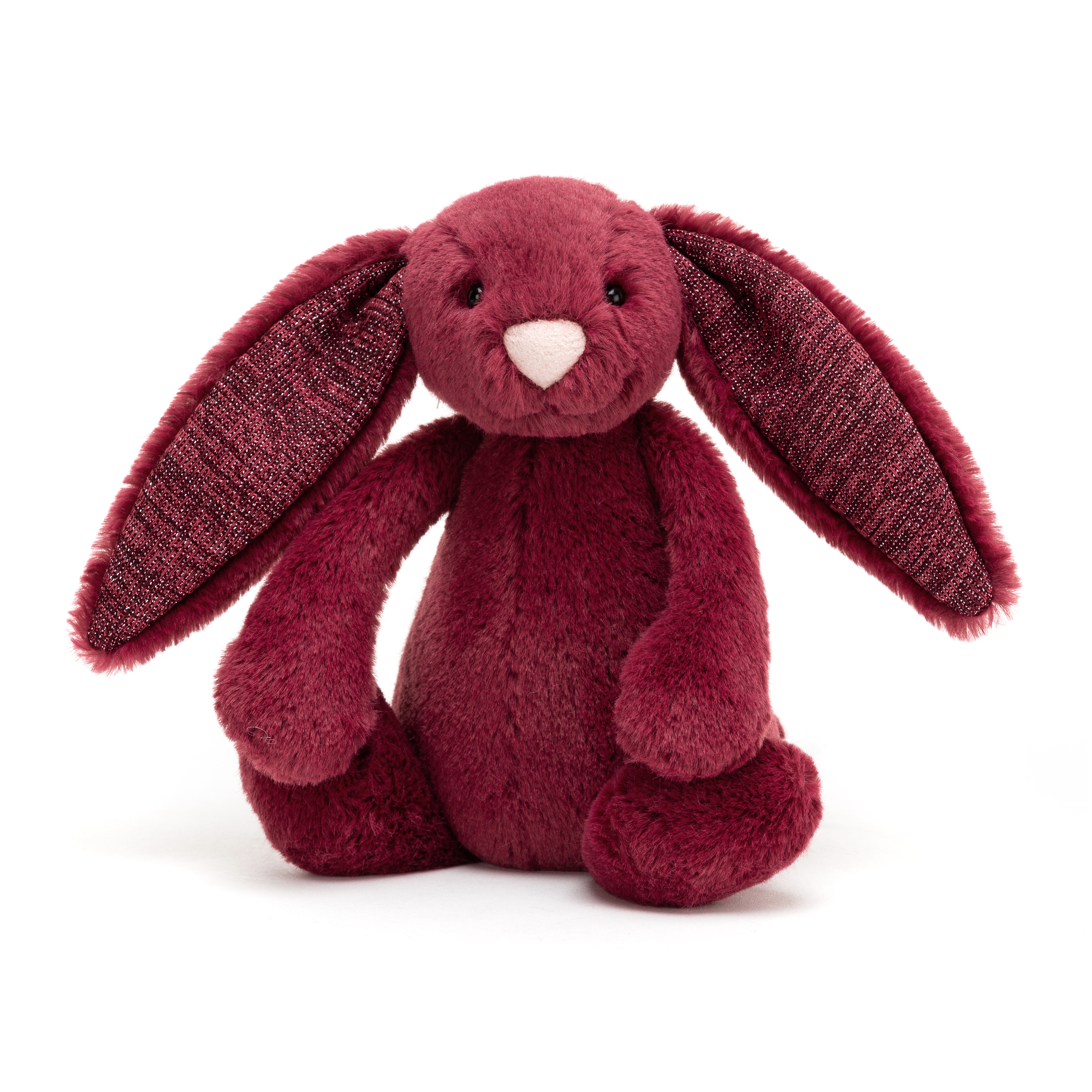 Jucarie de plus - Bashful Sparkly Cassis Bunny, 18cm | Jellycat