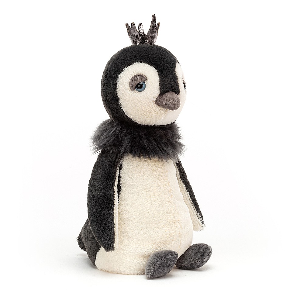 Jucarie de plus - Prince Penguin, 26cm | Jellycat