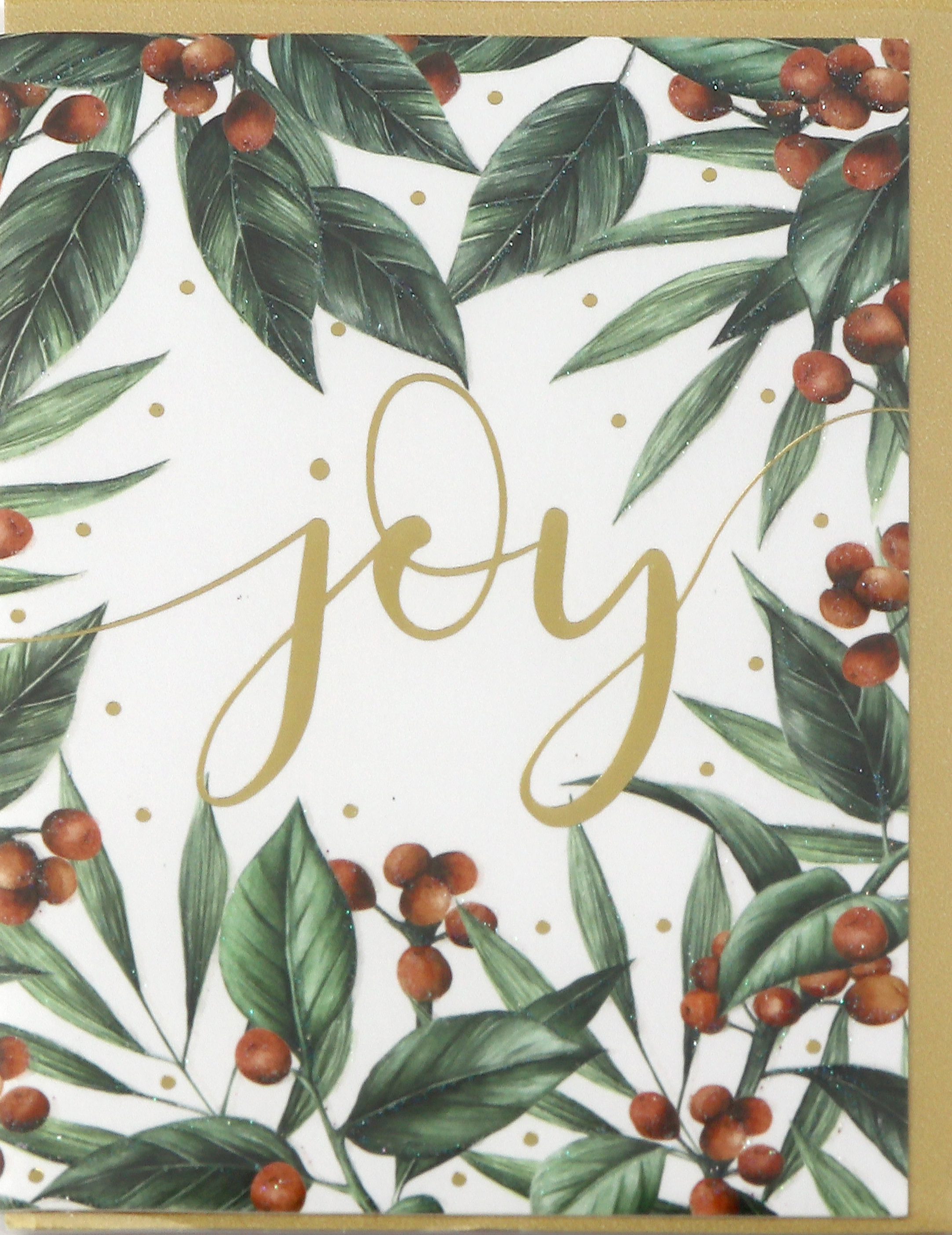Felicitare - Joy Leaves & Berries | The Art File
