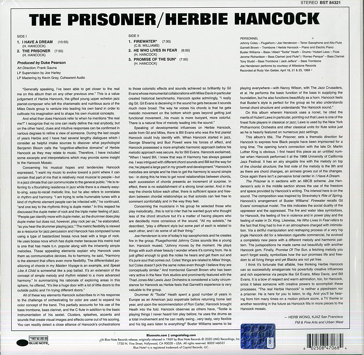 The Prisoner - Vinyl | Herbie Hancock - 1 | YEO