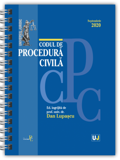 Codul de procedura civila – Septembrie 2020 | Dan Lupascu carturesti.ro Carte