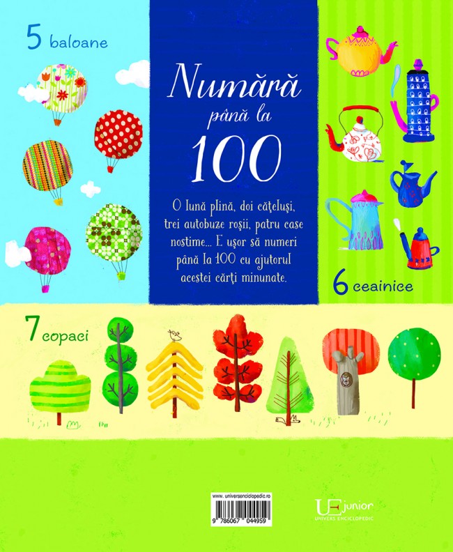 Numara pana la 100 | Felicity Brooks, Sophia Touliatou