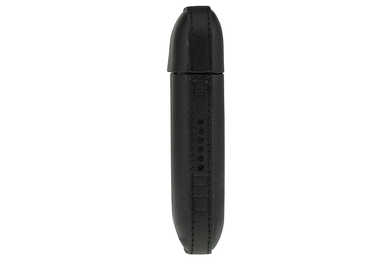 Husa din piele sintetica neagra pentru incarcator IQOS - GC-3 | German Couture - 2 | YEO