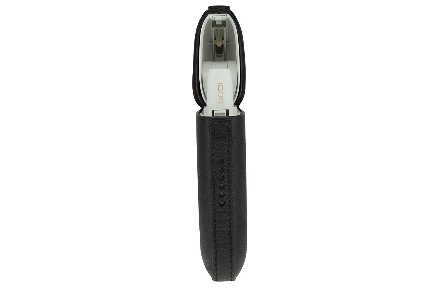 Husa din piele sintetica neagra pentru incarcator IQOS - GC-3 | German Couture