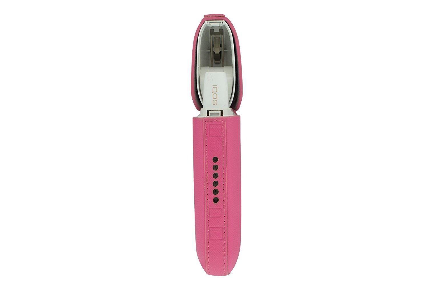 Husa din piele sintetica roz pentru incarcator IQOS - GC-4 | German Couture - 4 | YEO