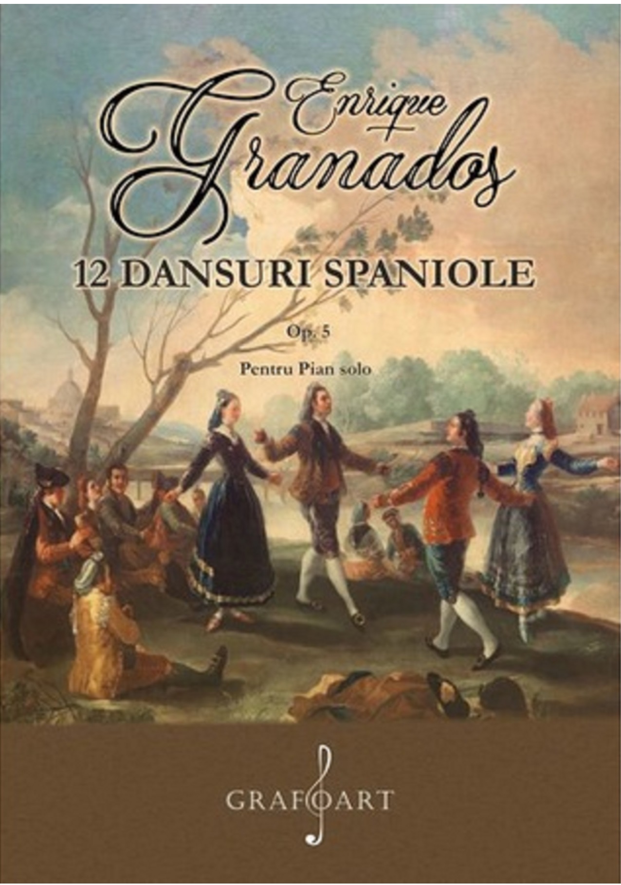 12 Dansuri Spaniole Op. 5 Pentru Pian | Enrique Granados