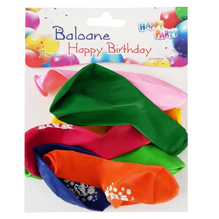  Set 7 baloane - Happy Birthday | Sav Com 