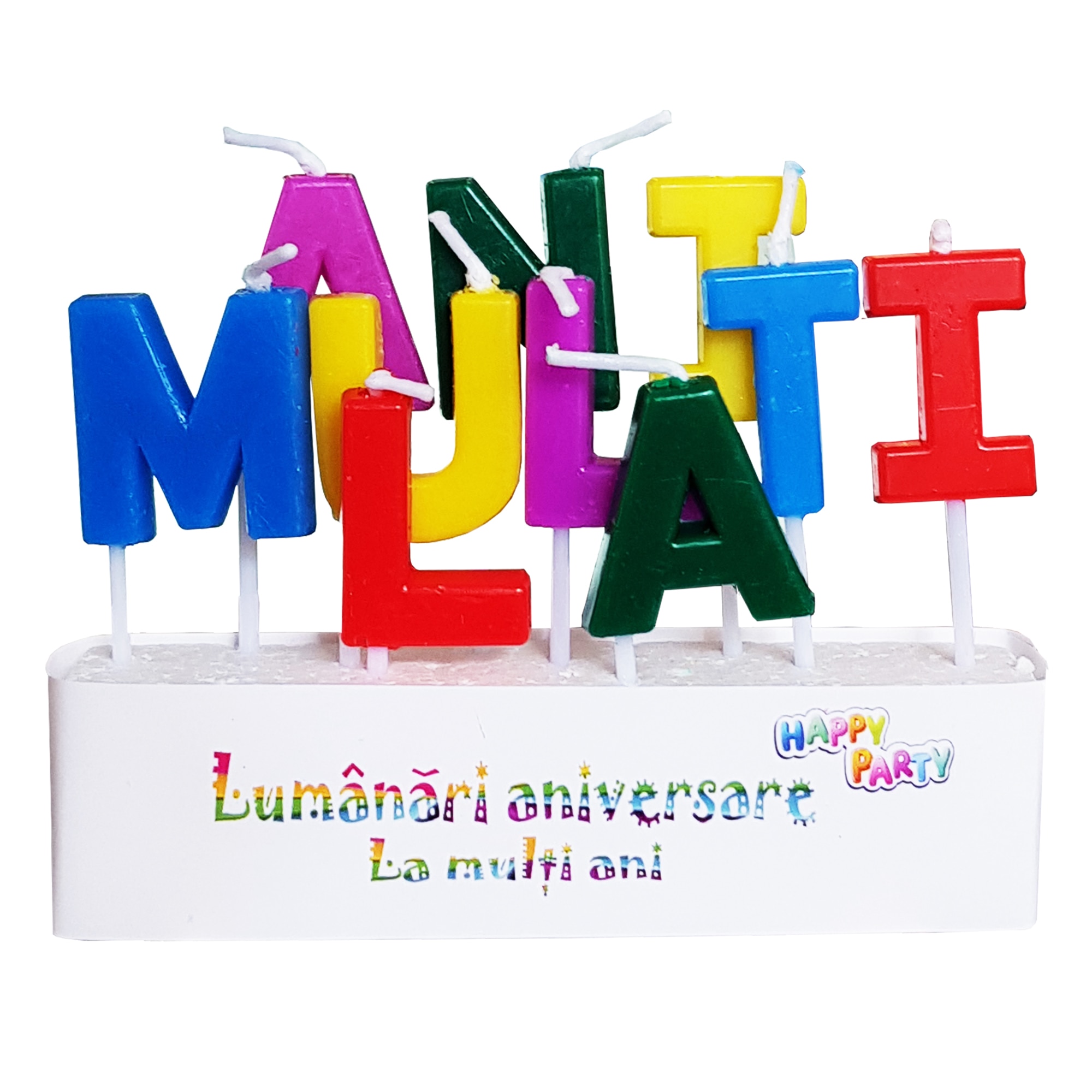 Lumanari aniversare - Litere La Multi Ani | Sav Com - 1 | YEO